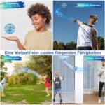 Zookao Fliegender LED-Ball – Mini Drohne für Kinder, Boomerang-Spielzeug für drinnen & draussen