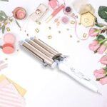 TOP4EVER 3-Fass Lockenstab – Einstellbare Temperatur