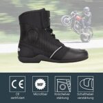 FAST WAY Touring 201 Herren Motorradstiefel, CE, Knöchelschutz, Schalthebelverstärkung, Klettverschluss