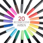 20 Waschmaschinenfeste Textilstifte – Ungiftig und Permanent für T-Shirts, Stofftaschen & mehr