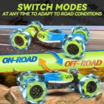 Dysaim RC Offroad Stunt Auto – 2,4 GHz Ferngesteuertes Auto für Kinder ab 6 Jahren, Indoor & Outdoor, 2 Akkus, Musik & Handsteuerung