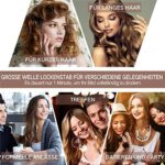 TOP4EVER 3-Fass Lockenstab – Einstellbare Temperatur