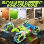 Dysaim RC Offroad Stunt Auto – 2,4 GHz Ferngesteuertes Auto für Kinder ab 6 Jahren, Indoor & Outdoor, 2 Akkus, Musik & Handsteuerung