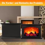 LED Kamin mit Flammeneffekt – Touch-Steuerung, USB & Batterie, Elektrischer Tischkamin für Zuhause – Bild 2