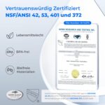 Waterdrop Elektrischer Wasserfilter 3,5L Kanne – Sofortiger Trinkwasserfilter für Outdoor, reduziert Chlor, Blei & PFAS (ohne TDS-Reduktion) – Bild 4