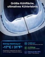 RANVOO AICE LITE 2024: Kompakter KI-Kragenluftkonditionierer – 24 Std. Kühlung, 6.000 mAh Akku
