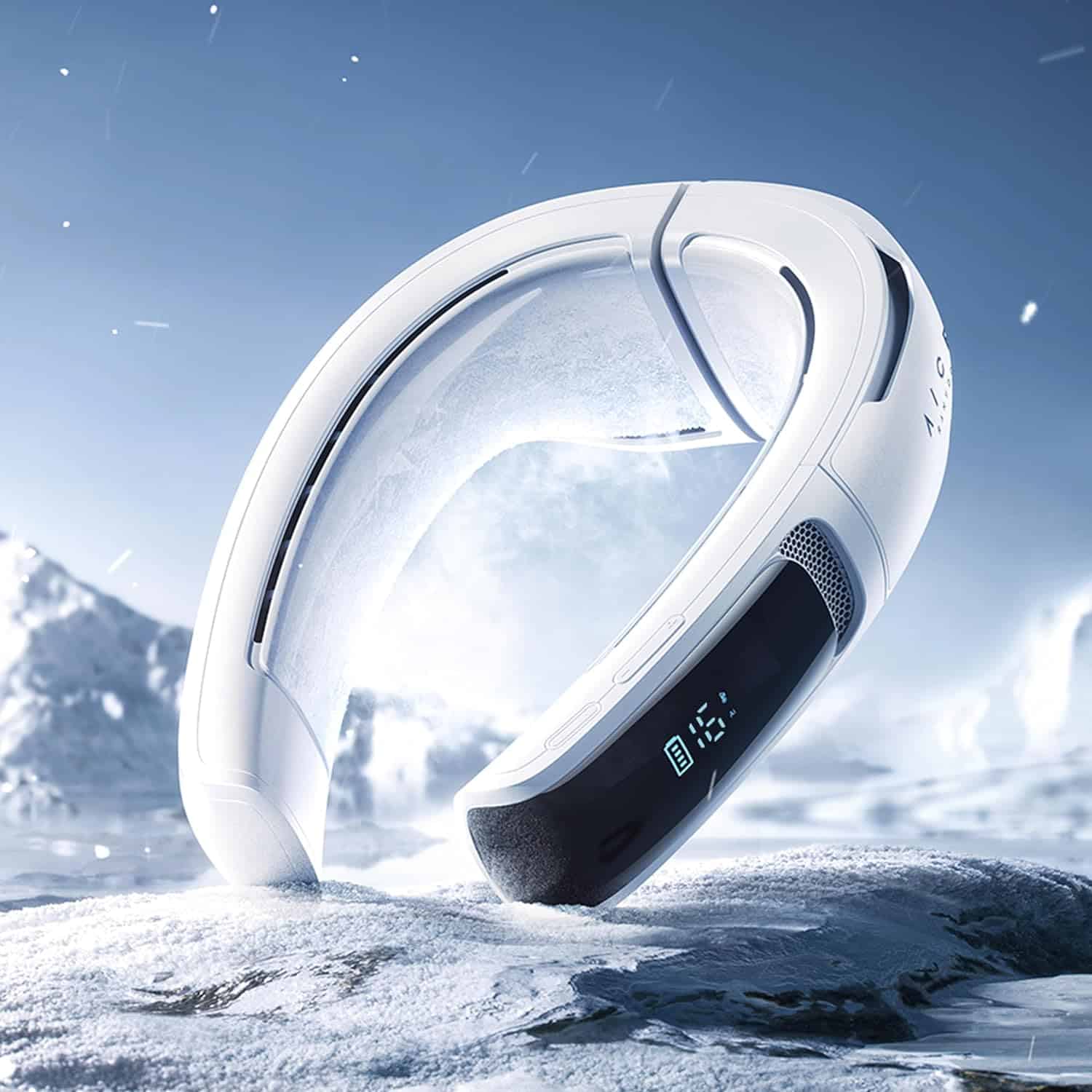 image RANVOO AICE LITE 2024: Kompakter KI-Kragenluftkonditionierer – 24 Std. Kühlung, 6.000 mAh Akku