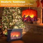 LED Kamin mit Flammeneffekt – Touch-Steuerung, USB & Batterie, Elektrischer Tischkamin für Zuhause – Bild 5