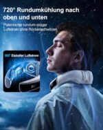 RANVOO AICE LITE 2024: Kompakter KI-Kragenluftkonditionierer – 24 Std. Kühlung, 6.000 mAh Akku