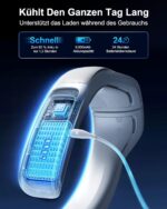 RANVOO AICE LITE 2024: Kompakter KI-Kragenluftkonditionierer – 24 Std. Kühlung, 6.000 mAh Akku