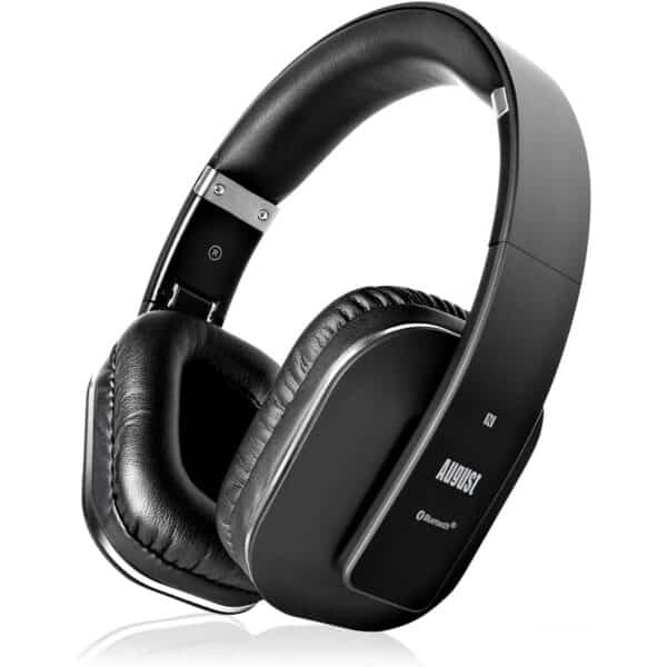 August EP650 Bluetooth-Kopfhörer - aptX Low Latency, NFC, 15h Akku, Over-Ear mit Mikrofon