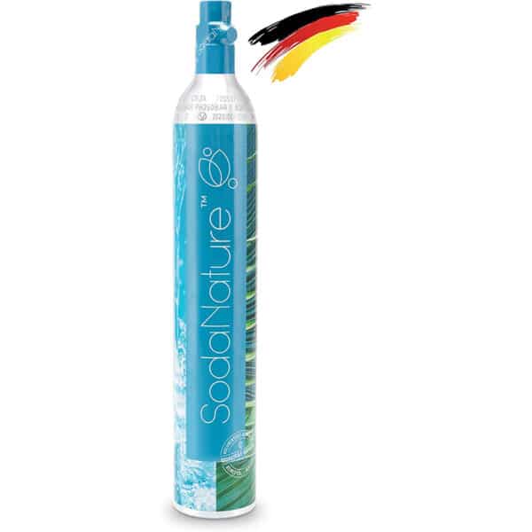 SodaNature® Premium 60L CO2 Zylinder für SodaStream & Aarke – Neu & Erstbefüllt, 10 Jahre TÜV [425g]