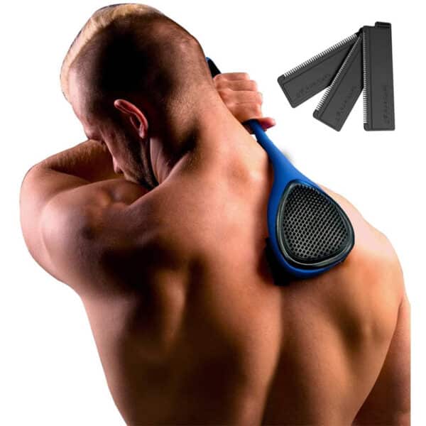 baKblade 2.0 Elite Plus – Ergonomischer Rückenrasierer für Herren mit Ersatzklingen