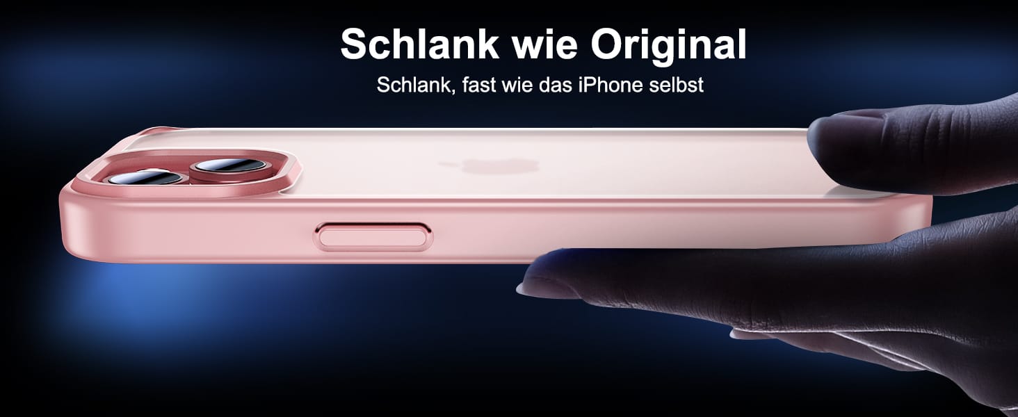 UniqueMe iPhone 5-in-1 Hülle - Rundumschutz-Set mit Hülle, 2 Schutzfolien & 2 Kameraschutz