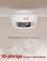 X-Sense WLAN-Rauchmelder XS01-WX, mit photoelektrischem Sensor & App-Benachrichtigungen, TÜV/EN 14604