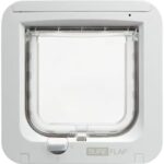 Sure Petcare SureFlap Mikrochip-Katzenklappe – Batteriebetrieben, für Türen & Wände, kompatibel mit RFID-Halsbändern und Mikrochips