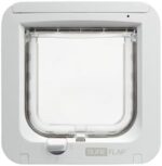 Sure Petcare SureFlap Mikrochip-Katzenklappe – Batteriebetrieben, für Türen & Wände, kompatibel mit RFID-Halsbändern und Mikrochips