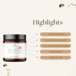 bedrop Bee Cream Bienengiftsalbe - Hochdosiert mit Bienenwachs & 8 Kräuterextrakten, Kühlend & Wärmend