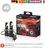 OSRAM NIGHT Breaker H4-LED – Bis zu 230% mehr Helligkeit, legales Abblend- und Fernlicht für Deutschland und Österreich, Schwarz