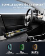 Fanttik Slim V8 Apex Akku-Autostaubsauger – 19000 Pa, 4-in-1 Mini-Luftgebläsepumpe für Auto & Zuhause