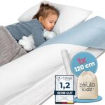 zoula kidz® Aufblasbarer Rausfallschutz für Kinderbett & Reise [120 cm] - OEKO-TEX® Bezug
