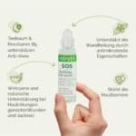 Vitayes SOS Teebaumöl Roll-On – Beruhigt Pickel & Hautreizungen, mit Vitamin B5, vegan