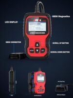 ANCEL VD500 OBD2 Diagnosegerät für VW, Audi, Skoda, Seat – Fehlercodes auslesen, löschen und Reset-Tool (Deutsch)