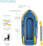 Intex Challenger 2 Schlauchboot Blau/Gelb 236 x 114 cm – 1 Stück