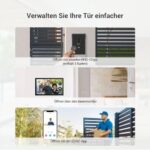 EZVIZ Video Türsprechanlage mit Türöffner, 2K Türklingel mit Kamera
