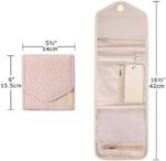 BAGSMART Schmuck Organizer – Reise-Schmucktasche für Ringe, Ohrringe, Ketten & Uhren
