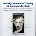 PetSafe Staywell Aluminium-Haustiertür – Langlebig, Magnetverschluss, Für Haustiere bis 100 kg (S-XL) – Bild 4