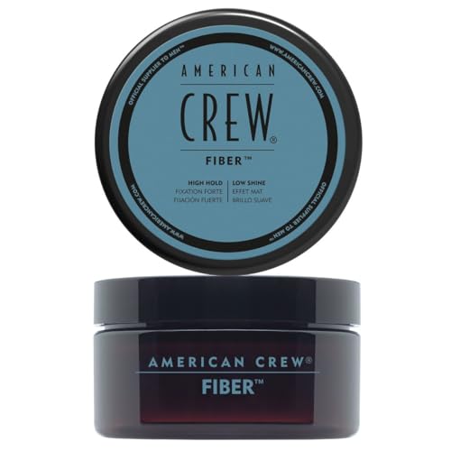AMERICAN CREW Classic Fiber Haarwachs für Männer – 85 g, starkes Halt, Textur & mattes Finish