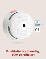 X-Sense WLAN-Rauchmelder XS01-WX, mit photoelektrischem Sensor & App-Benachrichtigungen, TÜV/EN 14604
