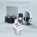 TESSAN Reiseadapter Weltweit - Universal Reisestecker
