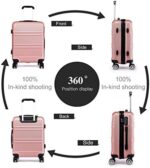 vKONO Koffer Trolley Reisekoffer