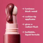 e.l.f. Halo Glow Blush Wand - Flüssiger Rouge für strahlende Wangen, mit Squalan, vegan & tierversuchsfrei