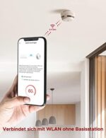 X-Sense WLAN-Rauchmelder XS01-WX, mit photoelektrischem Sensor & App-Benachrichtigungen, TÜV/EN 14604