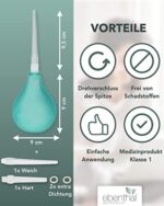 EBENTHAL-VITAL Darmeinlauf Set 225 ml – Hygienisch, BPA-frei, inkl. Anleitung