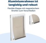 PetSafe Staywell Aluminium-Haustiertür – Langlebig, Magnetverschluss, Für Haustiere bis 100 kg (S-XL)