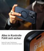 TORRAS Guardian-Mag iPhone Hülle, MagSafe-kompatibel, Kratzfest & Dünn, Samtweiche Haptik mit austauschbaren Knöpfen