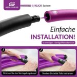 NESS Hula Hoop Reifen – Abnehmen für Erwachsene & Kinder