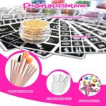 Jingyuanli Glitzer Tattoo Set für Kinder