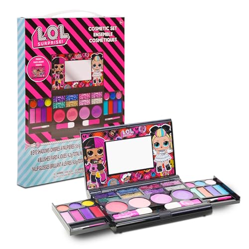 L.O.L Surprise! Kinderschminke Set – Make-up für Mädchen mit Lipgloss & Nagellack