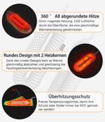 Snowpea Ultra Schuhtrockner Elektrisch mit Ventilator, effizient & geruchsfrei – EU Stecker