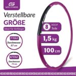 NESS Hula Hoop Reifen – Abnehmen für Erwachsene & Kinder