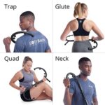 Body Back Buddy Triggerpunkt-Massagegerät – Schmerzlinderung für den Rücken (Schwarz)