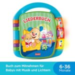 Fisher-Price Lernspaß Liederbuch – Musikbuch für Babys, ab 6 Monaten, Deutsche Version