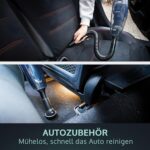 JAP Tornado S3 - Handstaubsauger Akku Testsieger - 10000Pa Tragbar Auto-Staubsauger Stark - Auto zubehör, Wohnwagen Gadgets - Nass Trocken, Tierhaare - 5 Aufsätze