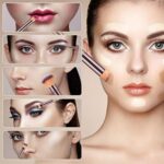 HEYMKGO Make-up Pinsel Set 15-teilig, Profi-Schminkpinsel mit PU-Leder Tasche
