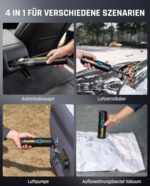 Fanttik Slim V8 Apex Akku-Autostaubsauger – 19000 Pa, 4-in-1 Mini-Luftgebläsepumpe für Auto & Zuhause